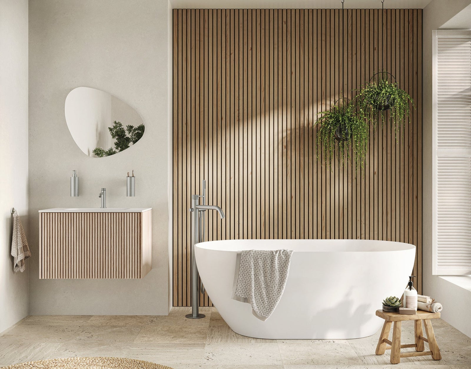 Not a Fan of Bathroom Wall Panels? These Bathroom Wall Ideas Are More Modern