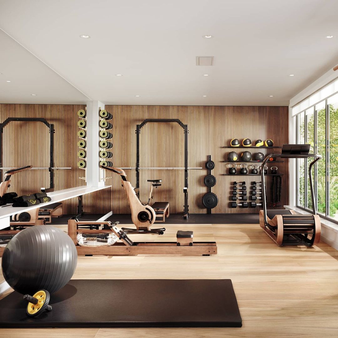 10 Studio Storage ideas  gym design, yoga studio design, pilates
