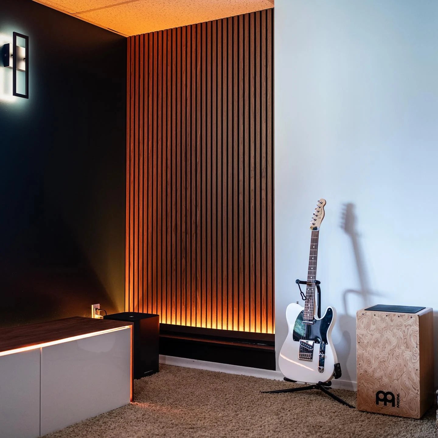 Wooden Wall Panels  Acoustic Wall Slats & Slatted Panelling - Off