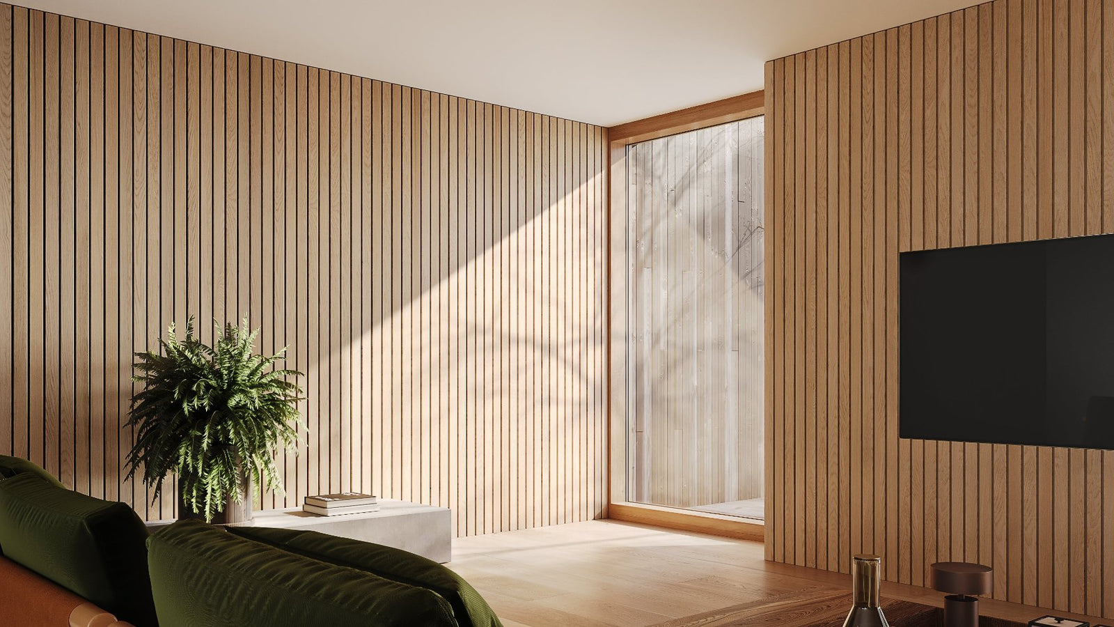 oak wood slat panels