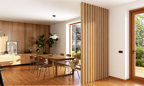 How to Install the Wood Slat Room Divider from Andor Willow