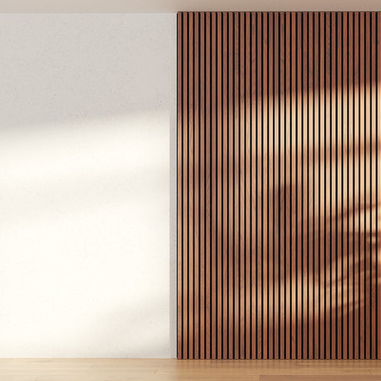 Real Wood Slat Wall Paneling | 10' Heights | 3-Side Veneer – andor willow