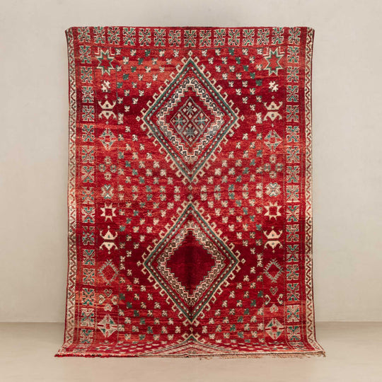 Oussa - vintage boujad rug