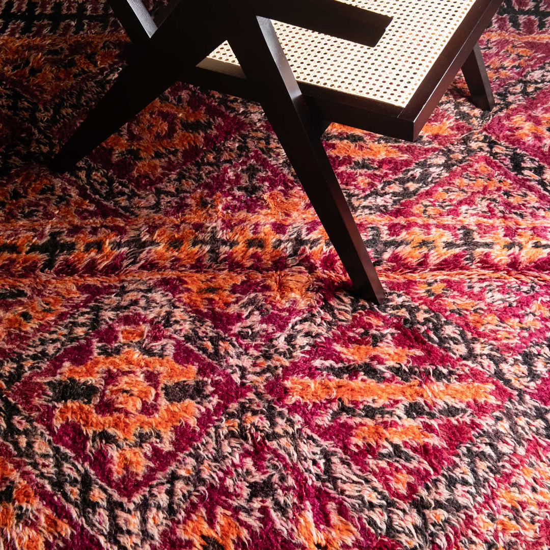 Rayhana - vintage beni mguild rug