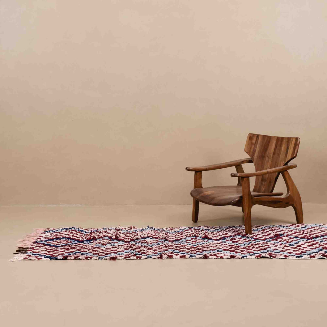 Nafisah - vintage boucherouite rug