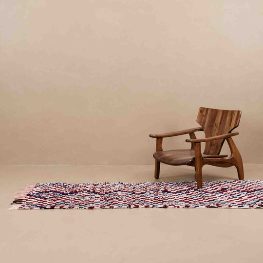 Nafisah - vintage boucherouite rug