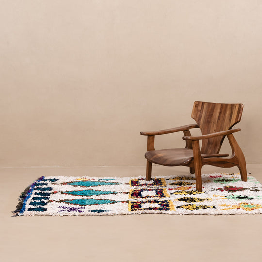 OuedLaou - vintage boucherouite rug