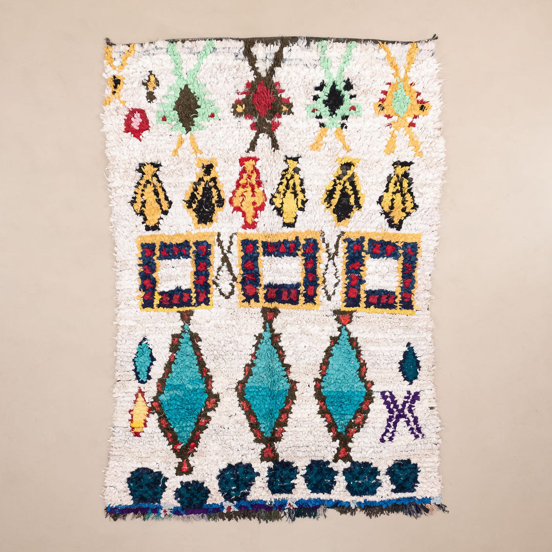 OuedLaou - vintage boucherouite rug