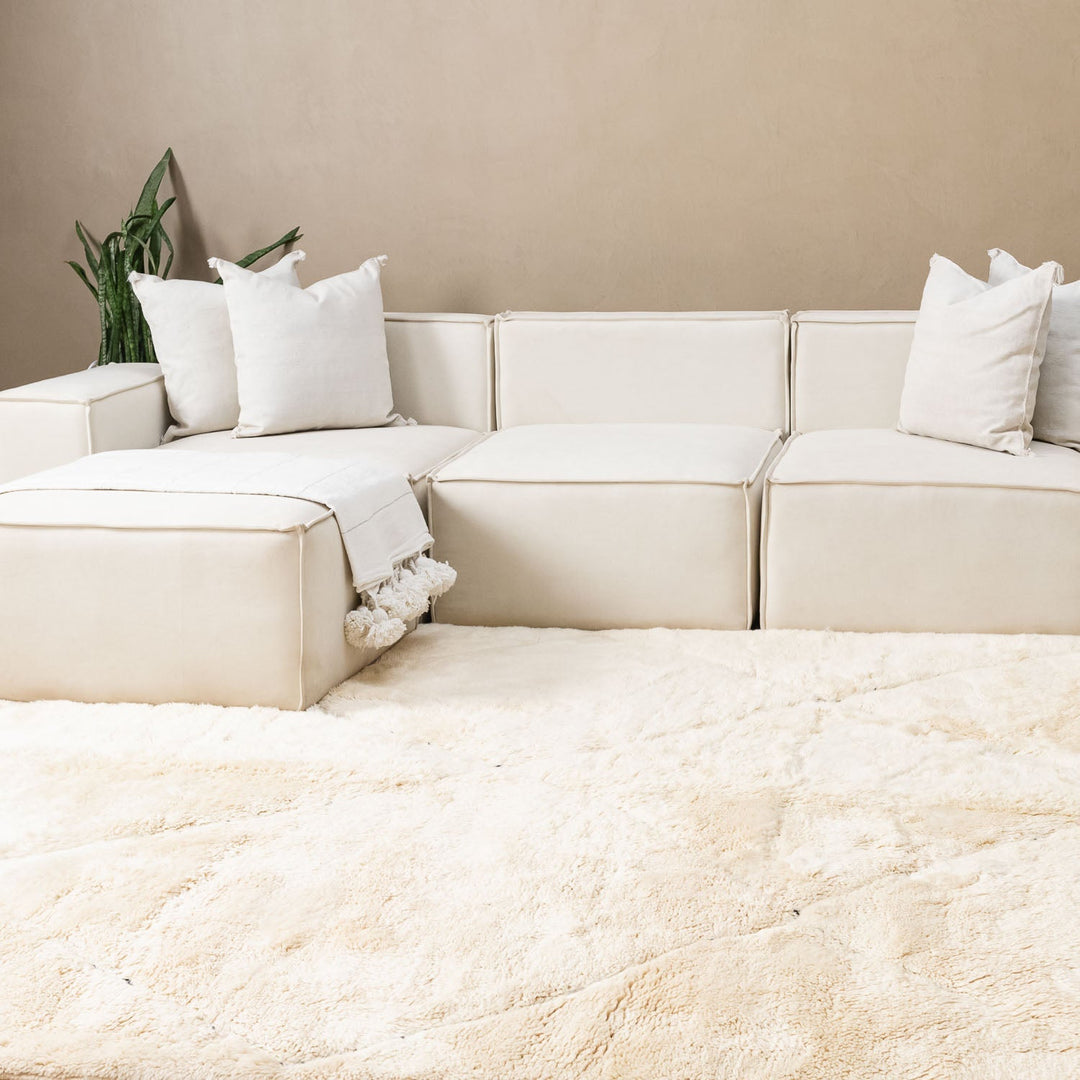 Magic Diamonds - Luxury Shag Moroccan Rug