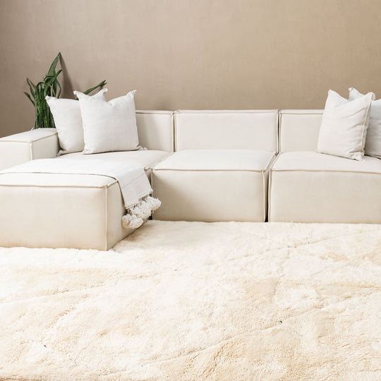 Magic Diamonds - Luxury Shag Moroccan Rug