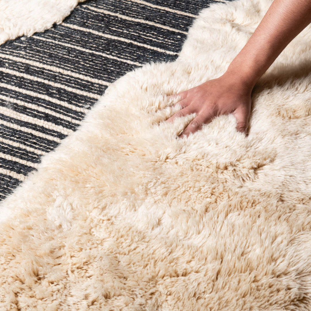Glitch - Luxury Shag Moroccan Rug