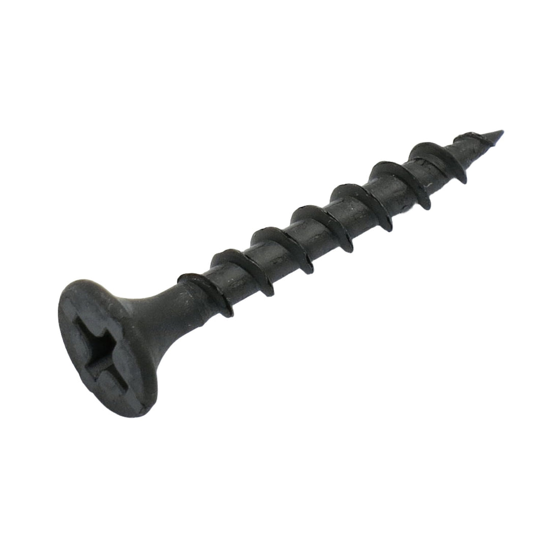 Close up of single andor willow drywall screw