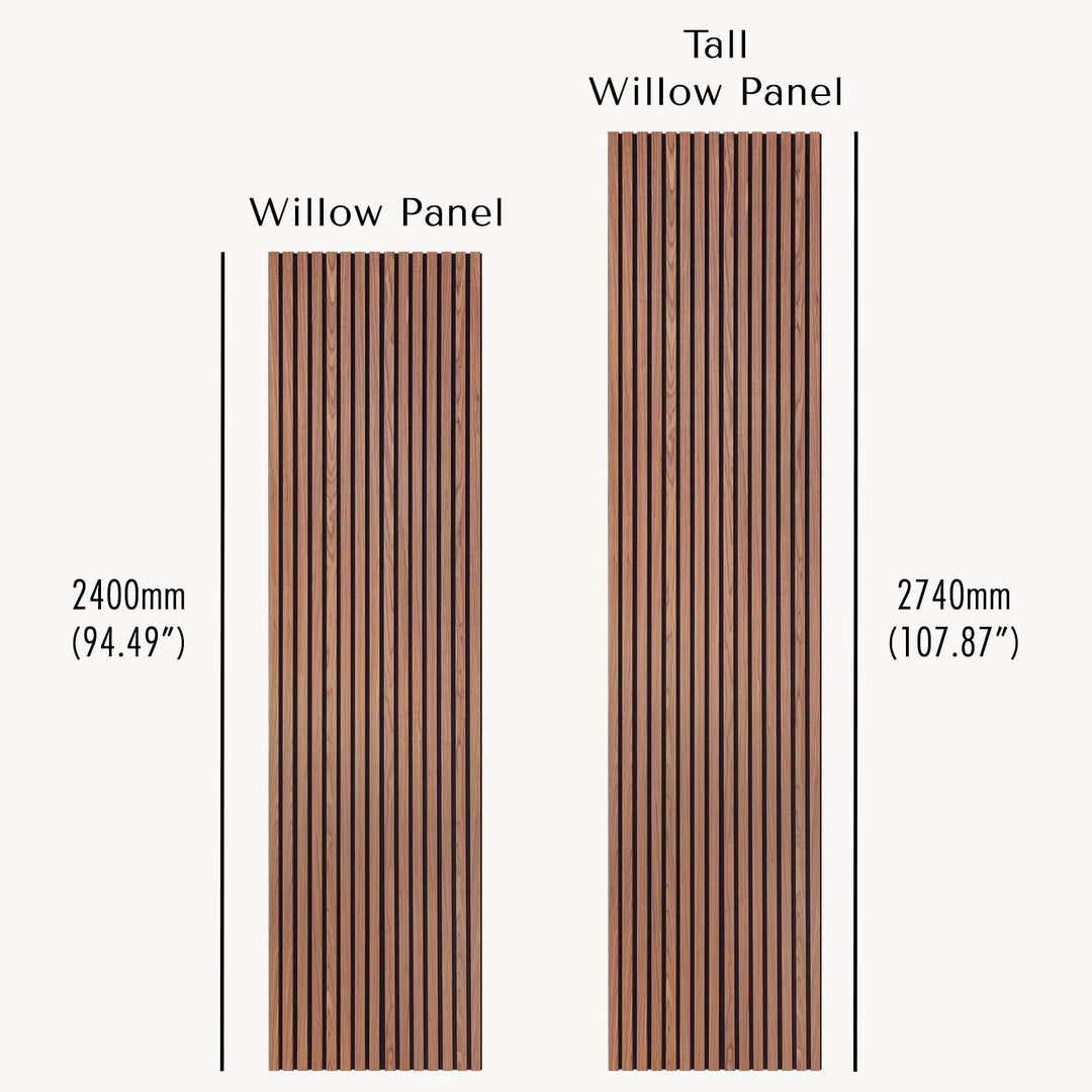 Tall willow pannel