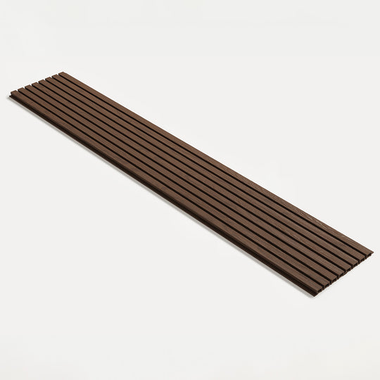 Deep Walnut wood-look exterior wood slat panel