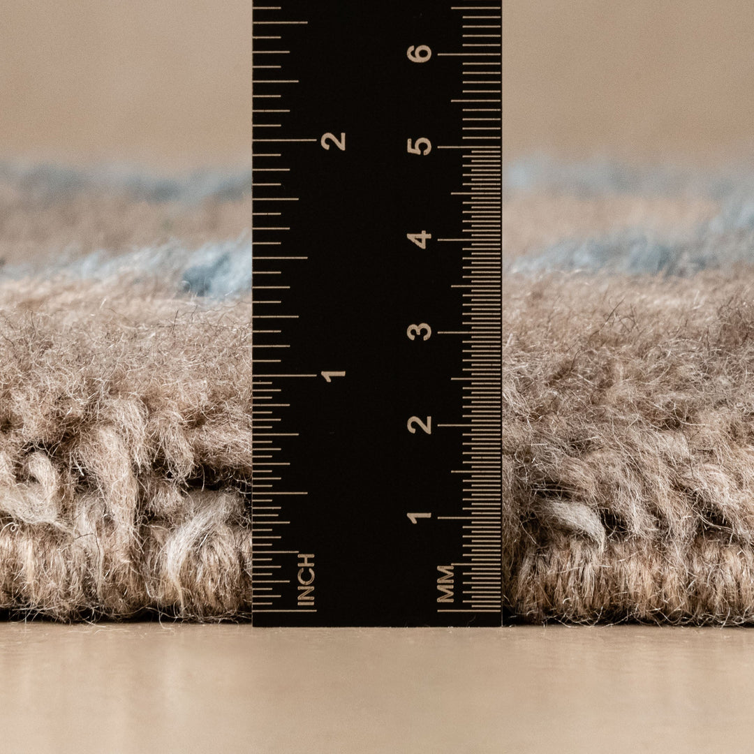 Oceanic Lattice - Luxury Shag Moroccan Rug