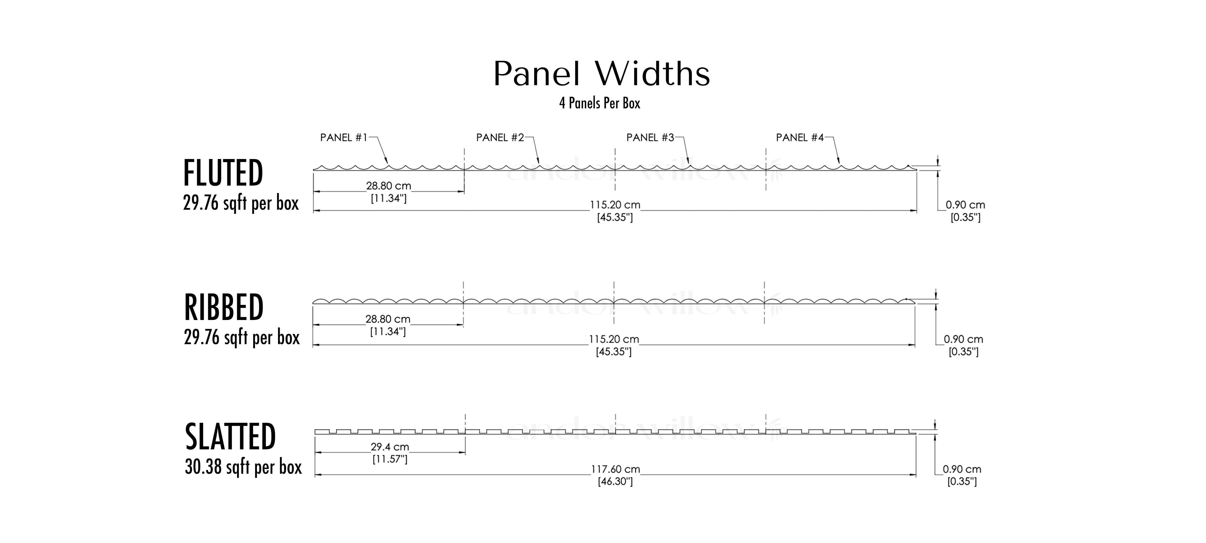 Paintable Fluted MDF Panel Samples | Order Wall Panel Samples Online ...