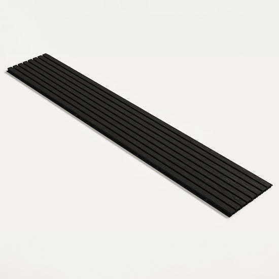 Black Charcoal wood-look exterior wood slat panel