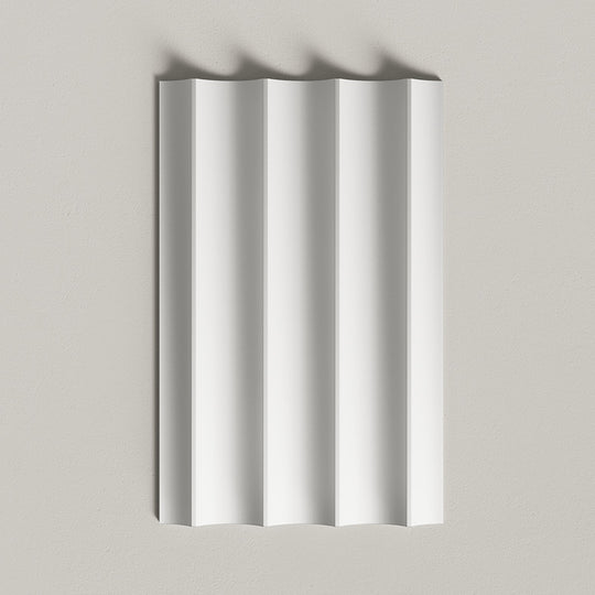 Fluted paintable panel sample