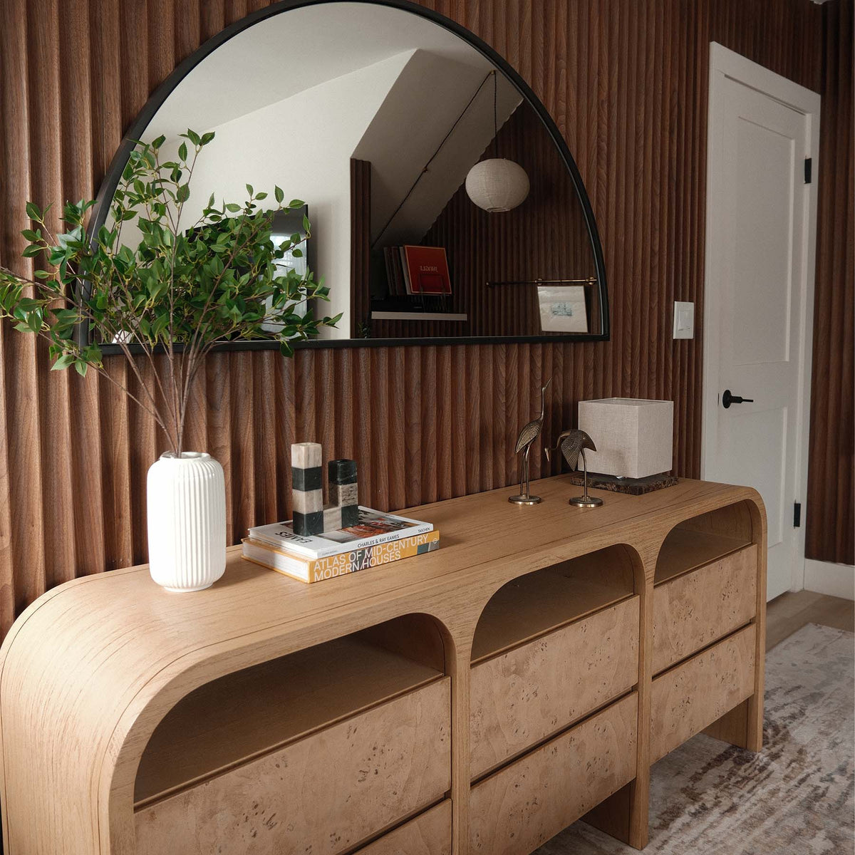 Fluted Wood Panels | Real Walnut and Oak | 8' and 9' Heights – andor willow