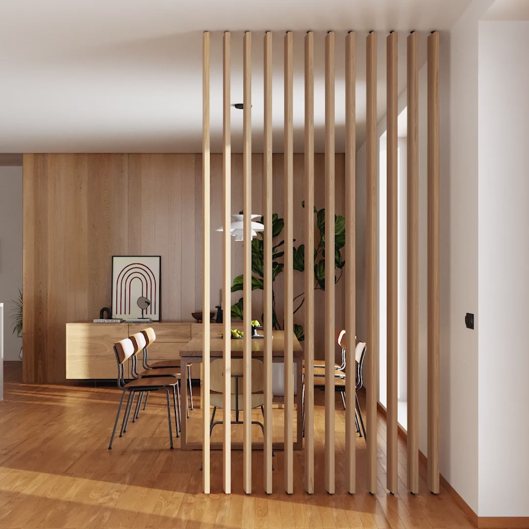 OAK-WOOD-SLAT-ROOM-DIVIDER-ROTATING