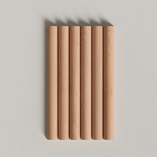 Flexible Ribbed Wood Panel Samples