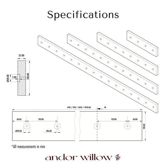 specification drawings of wooden slat divider floor/ceiling base