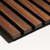 walnut finish 9' wood slat wall panel