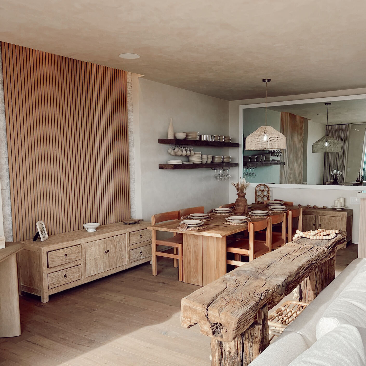 Scandinavian White Oak Wood Slat Wall Panels — 4.9/5 Customer Rating
